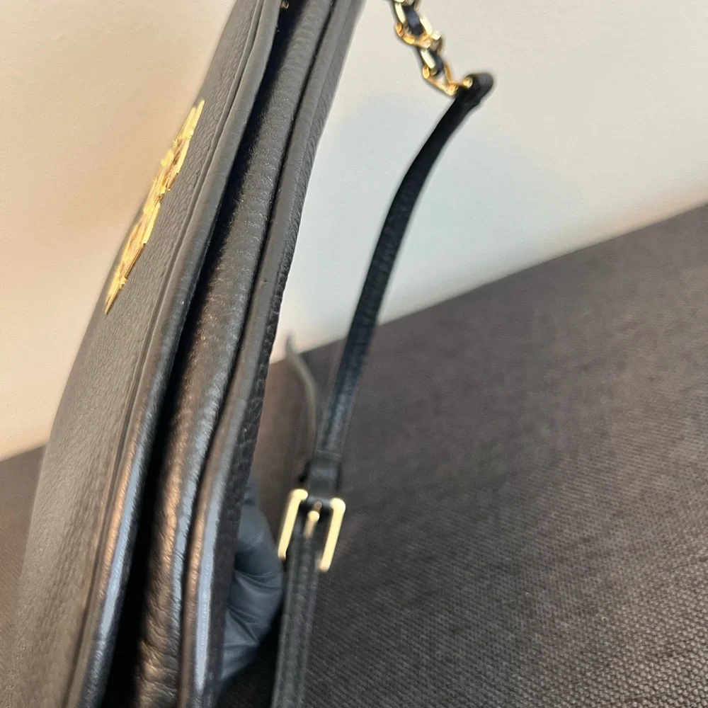 Tory Burch Black Crossbody Bag with Gold Accents - Picture 4 of 10